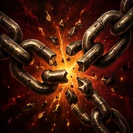 Gold chain icon