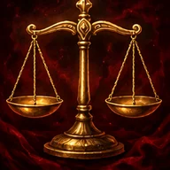 Gold scales icon
